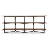 WQ Consolle-Libreria Bassa Bifacciale in Metallo e Legno - IN OFFERTA