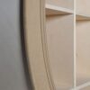 j2 Libreria Rotonda Smontabile in Pioppo al Grezzo