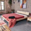 Letto matrimoniale Loft in faggio massello 180x200