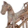 Cavallo con calesse in legno