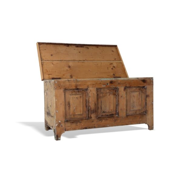 AV1463-P2A Cassapanca antica legno Abete 0AV1463