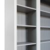 Libreria a 3 Moduli Laccata – Design Bicolore, Ripiani Regolabili