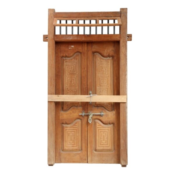 D2 Porta Antica in Teak – Decorativa per Casa o Eventi
