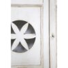 f3 Armadio/Dispensa "Fiore" Laccato Bianco Anticato